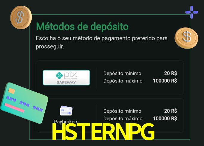 O cassino HSTERNPGbet oferece uma grande variedade de métodos de pagamento