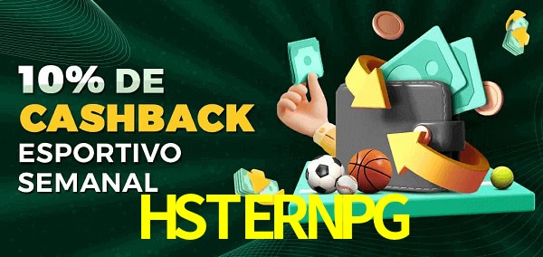 10% de bônus de cashback na HSTERNPG